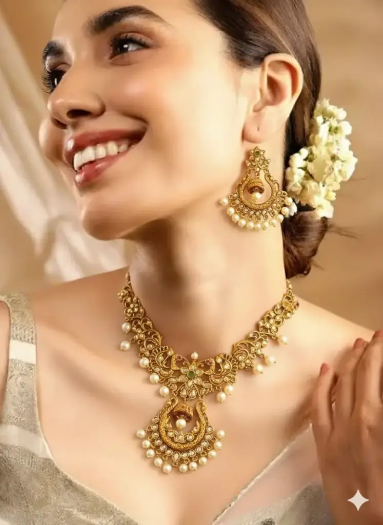 Temple Dance Necklace and Earring Set