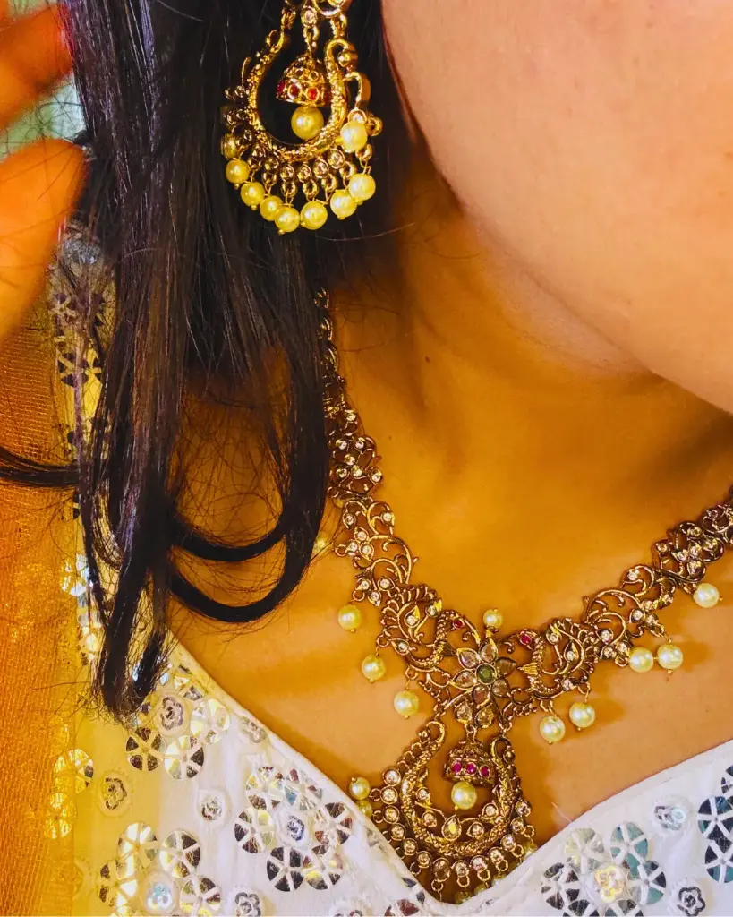 Temple Dance Necklace and Earring Set