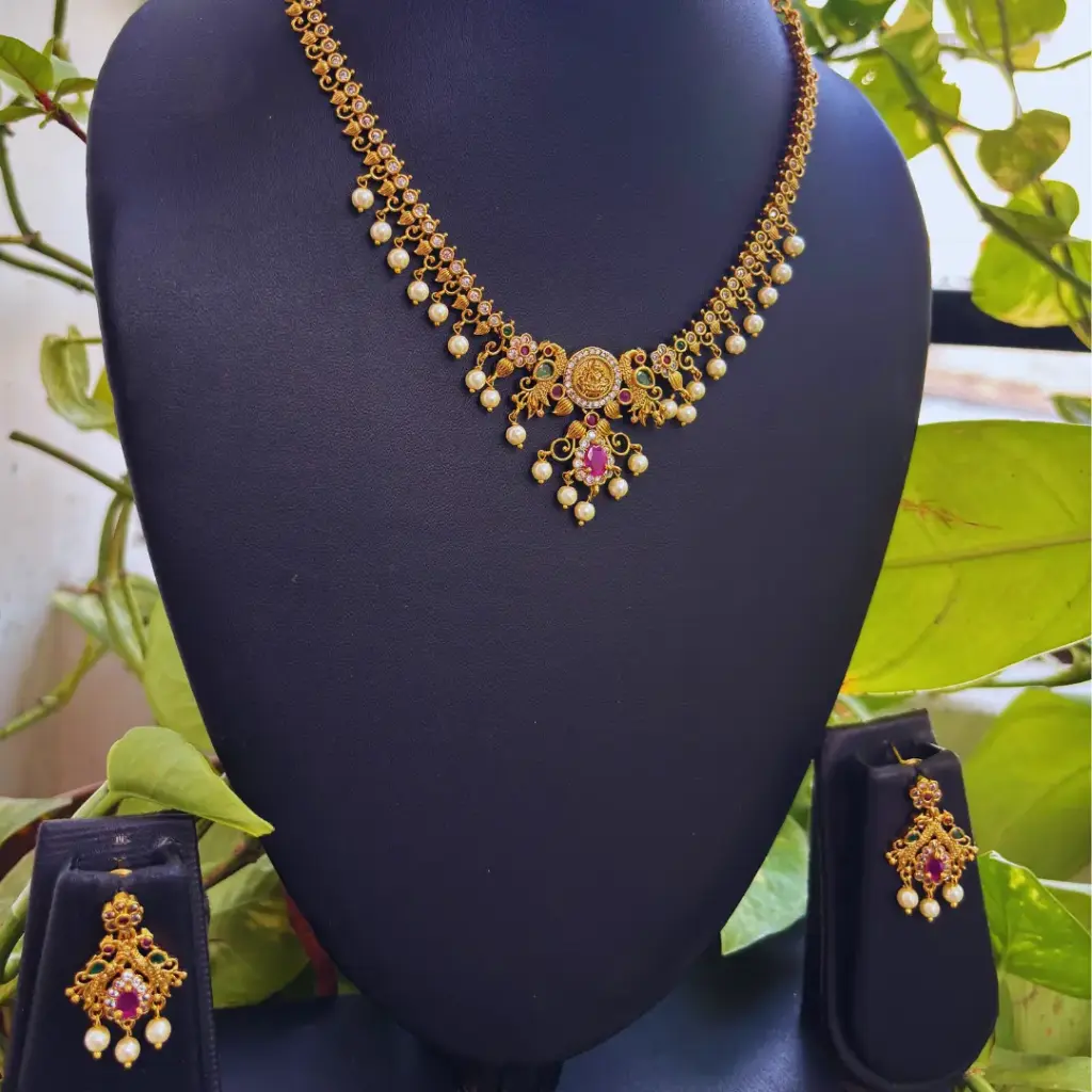 The Devika Necklace and Earring Set