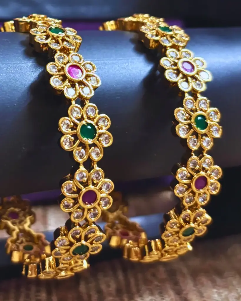 Garden Bloom Bangle Set