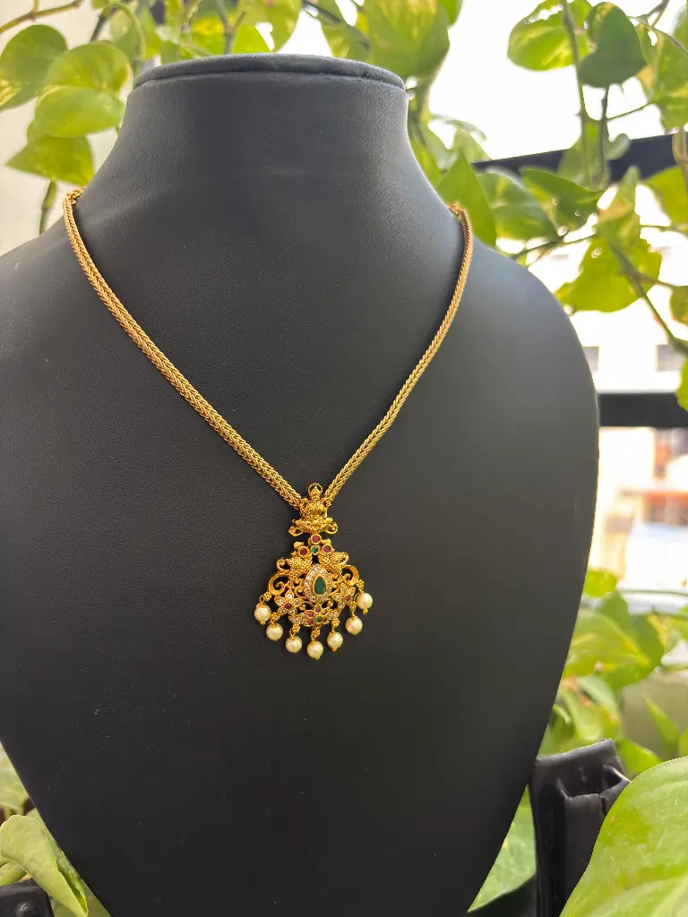 Lakshmi's Blessing Pendant Necklace