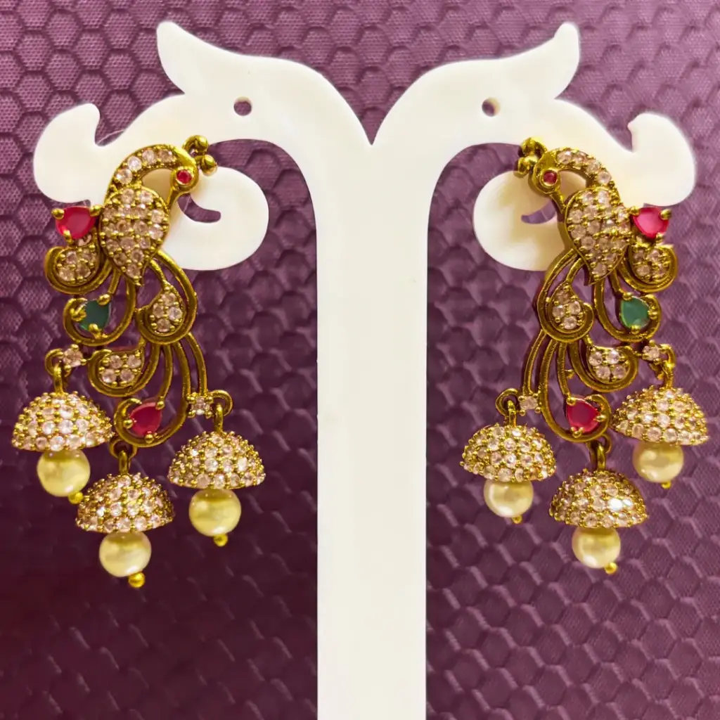 Regal Peacock Jhumki