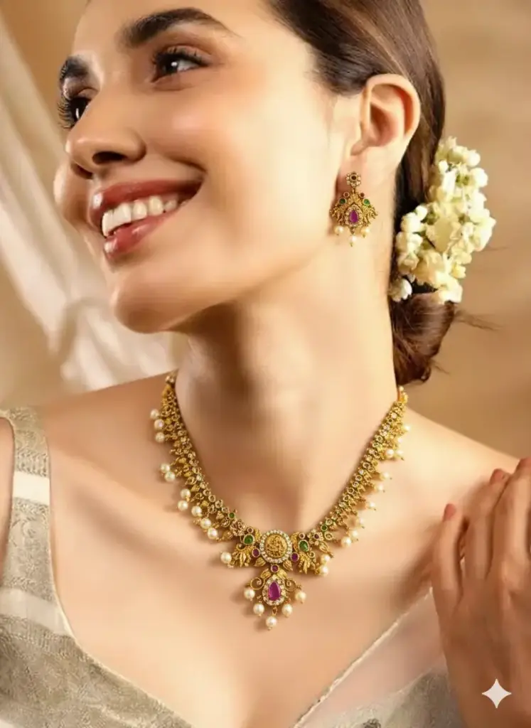 The Devika Necklace and Earring Set
