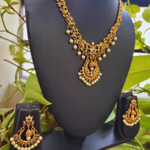 Temple Dance Necklace and Earring Set