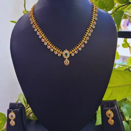 Elegant Austrian Crystal Necklace Set