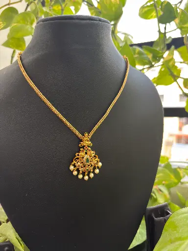 Lakshmi's Blessing Pendant Necklace