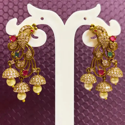 Regal Peacock Jhumki