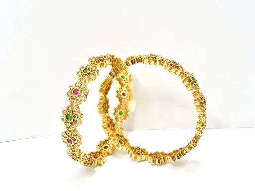 Garden Bloom Bangle Set