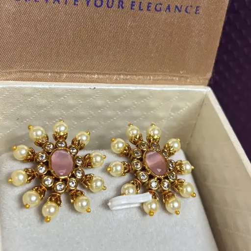 Pearl Blossom Studs
